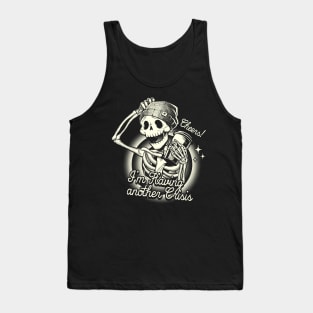 Cheers! I'm Having Another Crisis Coffee by Tobe Fonseca Tank Top